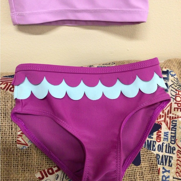 NWOT Carters Size 6 Months Baby Girl 2 PC Swimwear “PURRR-MAID” Lavender/ Blue - Picture 13 of 13